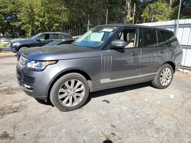 2015 Land Rover Range Rover HSE