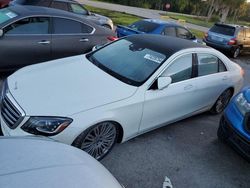 Salvage cars for sale at Riverview, FL auction: 2019 Mercedes-Benz S 450