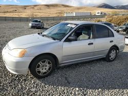 Salvage cars for sale at Reno, NV auction: 2001 Honda Civic LX