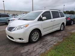 Salvage cars for sale at Riverview, FL auction: 2015 Toyota Sienna XLE