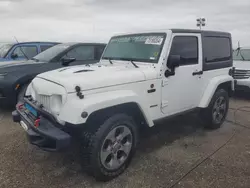 Jeep Vehiculos salvage en venta: 2016 Jeep Wrangler Sahara