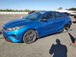 Salvage cars for sale at Fresno, CA auction: 2022 KIA Forte GT Line