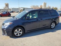 Salvage cars for sale at New Orleans, LA auction: 2018 Toyota Sienna LE