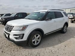 Salvage cars for sale at Kansas City, KS auction: 2016 Ford Explorer XLT