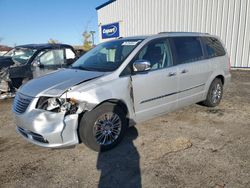 Salvage cars for sale at Mcfarland, WI auction: 2011 Chrysler Town & Country Limited