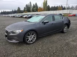 Mazda salvage cars for sale: 2015 Mazda 6 Grand Touring