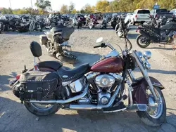 Salvage Motorcycles for sale at auction: 2008 Harley-Davidson Flstc