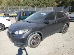 Salvage cars for sale at Waldorf, MD auction: 2018 Honda HR-V EX