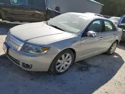 Salvage cars for sale from Copart Midway, FL: 2007 Lincoln MKZ