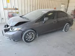 Salvage cars for sale from Copart Abilene, TX: 2015 Honda Civic LX