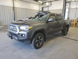 Toyota Tacoma Double cab salvage cars for sale: 2016 Toyota Tacoma Double Cab