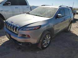 Vehiculos salvage en venta de Copart Tucson, AZ: 2014 Jeep Cherokee Limited