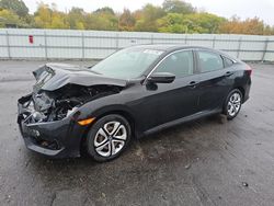 Salvage cars for sale at Assonet, MA auction: 2018 Honda Civic LX