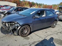 Salvage cars for sale at Exeter, RI auction: 2015 Toyota Corolla L