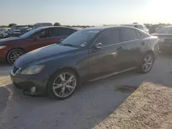 Salvage cars for sale at San Antonio, TX auction: 2010 Lexus IS 250