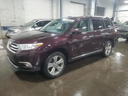 Toyota Vehiculos salvage en venta: 2013 Toyota Highlander Limited