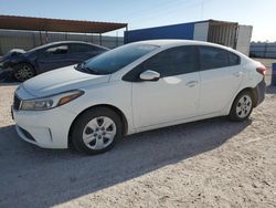 Salvage cars for sale at Andrews, TX auction: 2018 KIA Forte LX