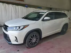 Toyota salvage cars for sale: 2018 Toyota Highlander SE