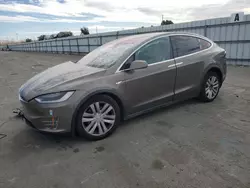 Salvage cars for sale at Martinez, CA auction: 2016 Tesla Model X