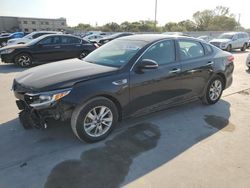 Salvage cars for sale at Wilmer, TX auction: 2018 KIA Optima LX