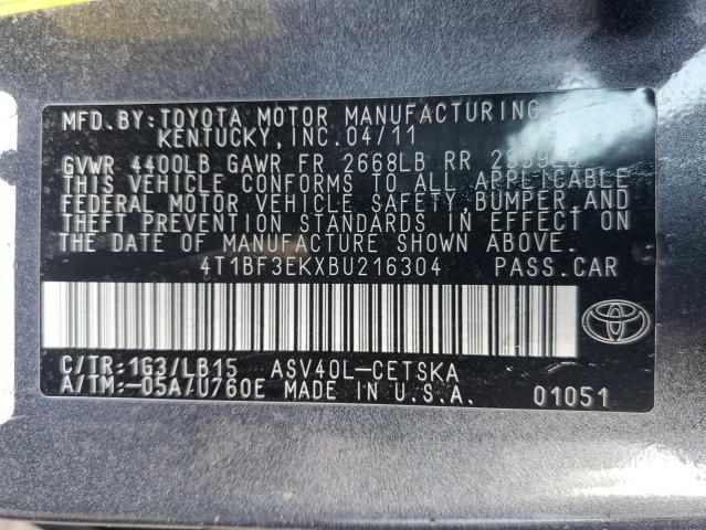 2011 Toyota Camry Base