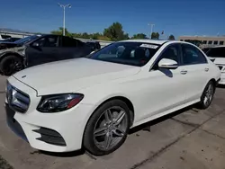 Salvage cars for sale at Littleton, CO auction: 2017 Mercedes-Benz E 300 4matic