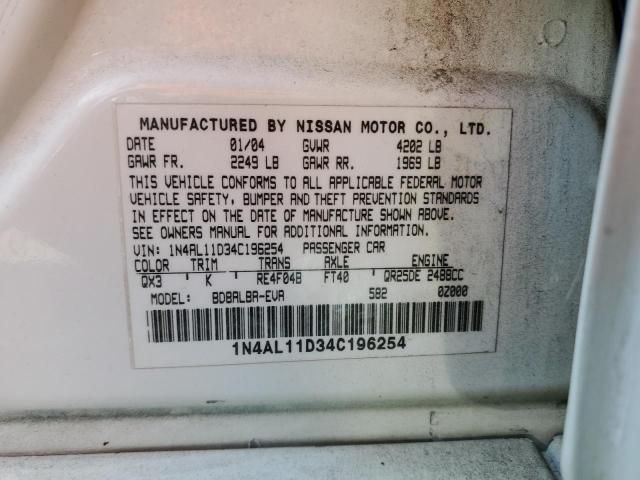 2004 Nissan Altima Base