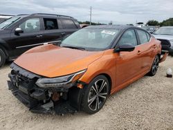 Salvage cars for sale at Arcadia, FL auction: 2020 Nissan Sentra SR