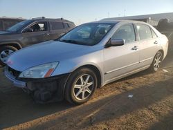 Salvage cars for sale at Brighton, CO auction: 2004 Honda Accord EX