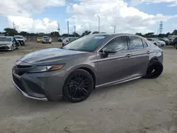 Salvage cars for sale at Homestead, FL auction: 2022 Toyota Camry XSE