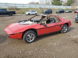 Pontiac salvage cars for sale: 1984 Pontiac Fiero SE