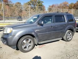 Salvage cars for sale at Waldorf, MD auction: 2013 Honda Pilot EXL