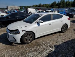 Salvage cars for sale at Memphis, TN auction: 2018 Hyundai Elantra SEL