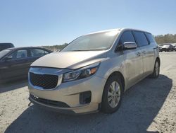 Salvage cars for sale from Copart China Grove, NC: 2017 KIA Sedona LX