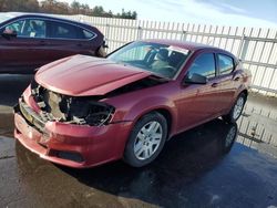 Salvage cars for sale at Windham, ME auction: 2014 Dodge Avenger SE