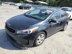 Flood-damaged cars for sale at auction: 2017 KIA Forte LX