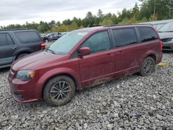 Salvage cars for sale at Windham, ME auction: 2018 Dodge Grand Caravan GT