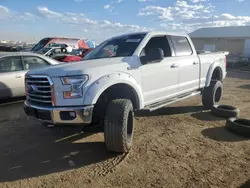 Salvage cars for sale at Brighton, CO auction: 2017 Ford F150 Supercrew