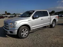 Salvage cars for sale at San Diego, CA auction: 2016 Ford F150 Supercrew