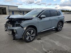 Salvage cars for sale at Windham, ME auction: 2023 Nissan Rogue Platinum