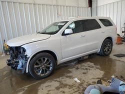 Salvage cars for sale at Franklin, WI auction: 2018 Dodge Durango GT