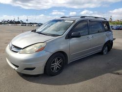 Salvage cars for sale from Copart Kapolei, HI: 2007 Toyota Sienna CE