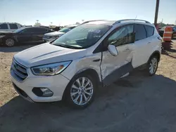 Salvage cars for sale at Indianapolis, IN auction: 2017 Ford Escape Titanium