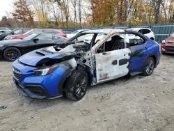 Salvage cars for sale at Candia, NH auction: 2022 Subaru WRX