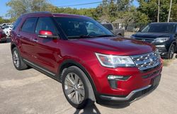 Salvage cars for sale at Grand Prairie, TX auction: 2018 Ford Explorer Limited