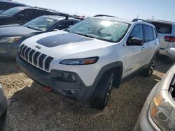 Salvage cars for sale at Arcadia, FL auction: 2016 Jeep Cherokee Trailhawk