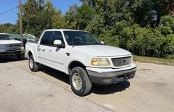 Ford salvage cars for sale: 2001 Ford F150 Supercrew