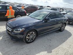 Flood-damaged cars for sale at auction: 2017 Mercedes-Benz C 300 4matic