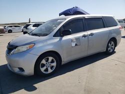 Salvage cars for sale at Grand Prairie, TX auction: 2011 Toyota Sienna