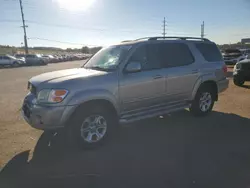 Salvage cars for sale at Colorado Springs, CO auction: 2003 Toyota Sequoia SR5